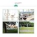 HAPPY PIE PLAY&ADVENTURE 1 Pair Wooden Gymnastic Rings - Premium Heavy Duty Rings for Body Strength and Cross Fit Training in Backyard Gym Rings with Pp Adjustable Ropes