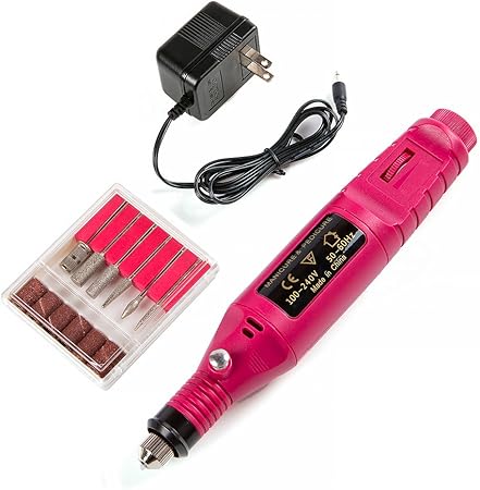 Amazon 一体式のペンタイプ 電動ネイルファイル キューティクル除去 ジェルネイルオフ ネイルを削るネイルケアツール ネイルドリル ピンク Subay 爪やすり 通販