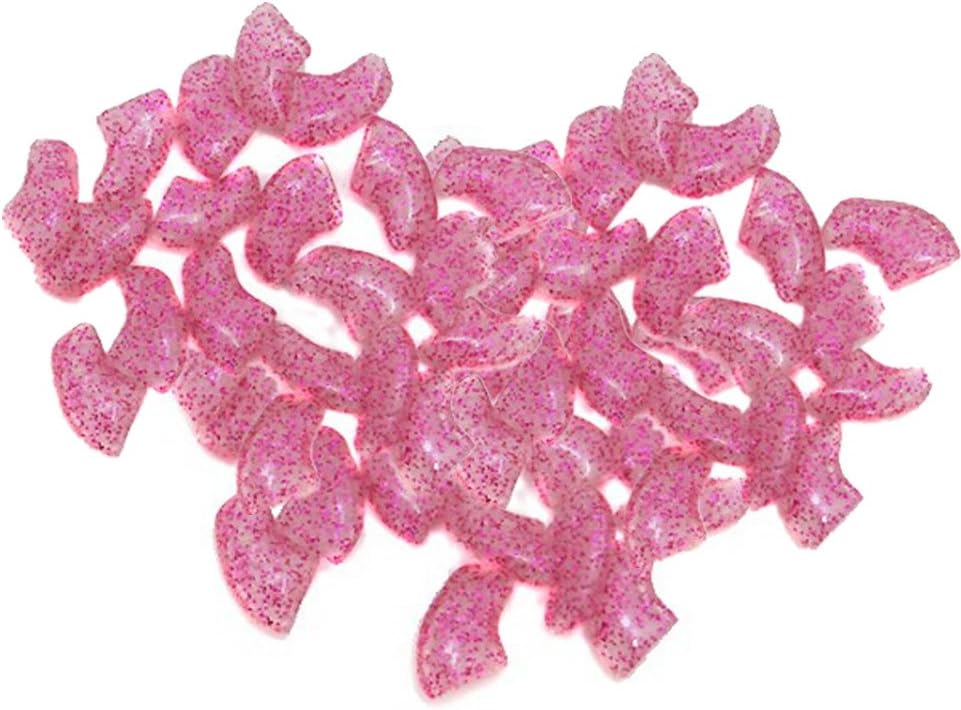 Ninery Ave 20pcs Soft Pet Cat Nail Caps Claws Control Paws Off + Adhesive Glue