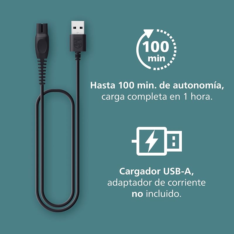 Body Shave Series 5000 - Depilador macho com sistema de proteção, cortes e ceras nas áreas íntimas e nas costas, 100% impermeável, autonomia de 100 min, BG5480/15.