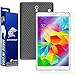 ArmorSuit MilitaryShield - Samsung Galaxy Tab S 8.4 Screen Protector + Black Carbon Fiber Full Body Skin Protectorw/ Lifetime Replacements