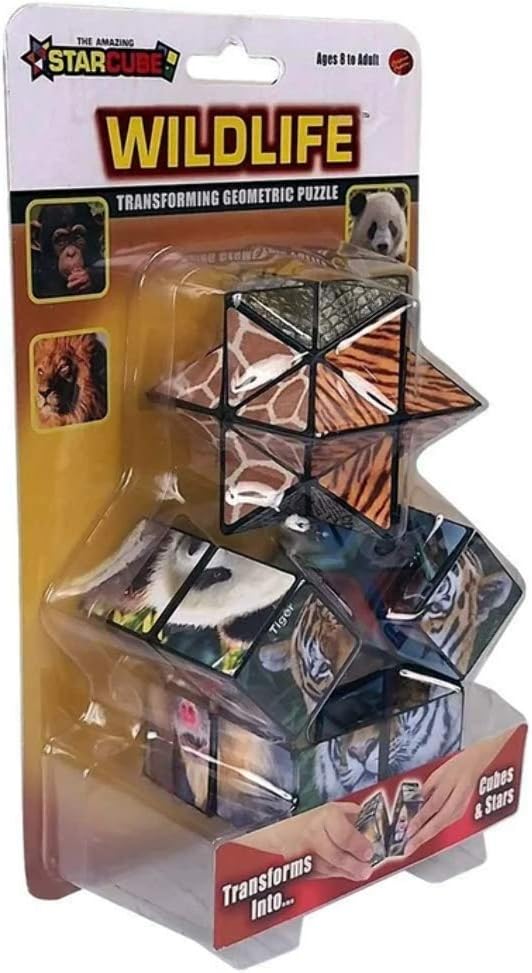 StarCube Wildlife 2 Piece Puzzle Cube