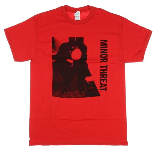 Minor Threat Men's LP T-Shirt X-Large Red