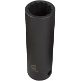 Sunex 20 Mm Schlagstecknuss - 1/2 Zoll Antrieb, 12-Punkt, Aus Chrom-Molybdän-Stahl
