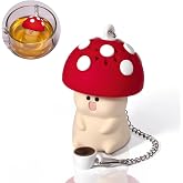 Mushroom Tea Infuser Loose Leaf Tea Strainer Cute Kitchen Accessories