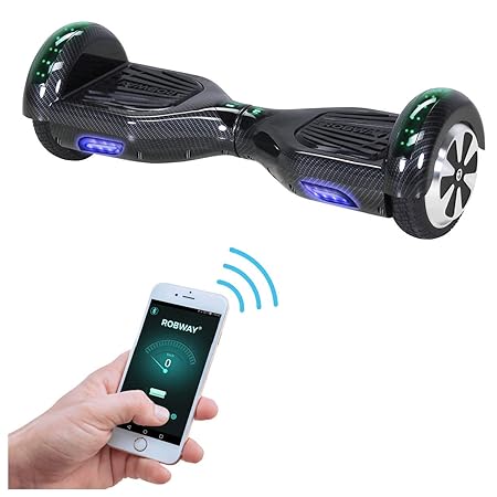 Robway W1 Hoverboard - UL2272 Akku - Self Balance - 9 Farben - Bluetooth - 2 x 350 Watt Motoren - App - 6,5 Zoll Reifen