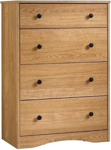 4 Drawer Bedroom Dresser Easy Glide Srawers With Safety Stops