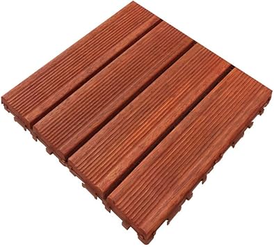 Garten Terrasse Decking Fliesen Holzboden Spleissboden Balkon Terrasse Outdoor Dekoration Wasserdichter Boden 30 30cm 10pic Amazon De Baumarkt