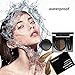 Turelifes Eyebrow Gel Brow Cushion Natural Eyebrow Powder Waterproof with Dark Brown and Light Brown for Perfect Brow