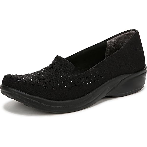 Amazon.com | BZees Womens Goody Slip On Black 5 M | Loafers