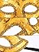 TOODOO 12 Pieces Half Mardi Gras Masquerade Mask Venetian Masks Set for Carnival Prom Ball Fancy Dress Party Supplies (Style 3)