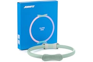 JOINFIT Pilates Ring Circle, Magic Circle Pilates Ring, 15 Inch Yoga Ring Thigh Workout, Pilates Equipment for Home Workouts Fitness Circle for Women, Inner Thigh Exercise Equipment