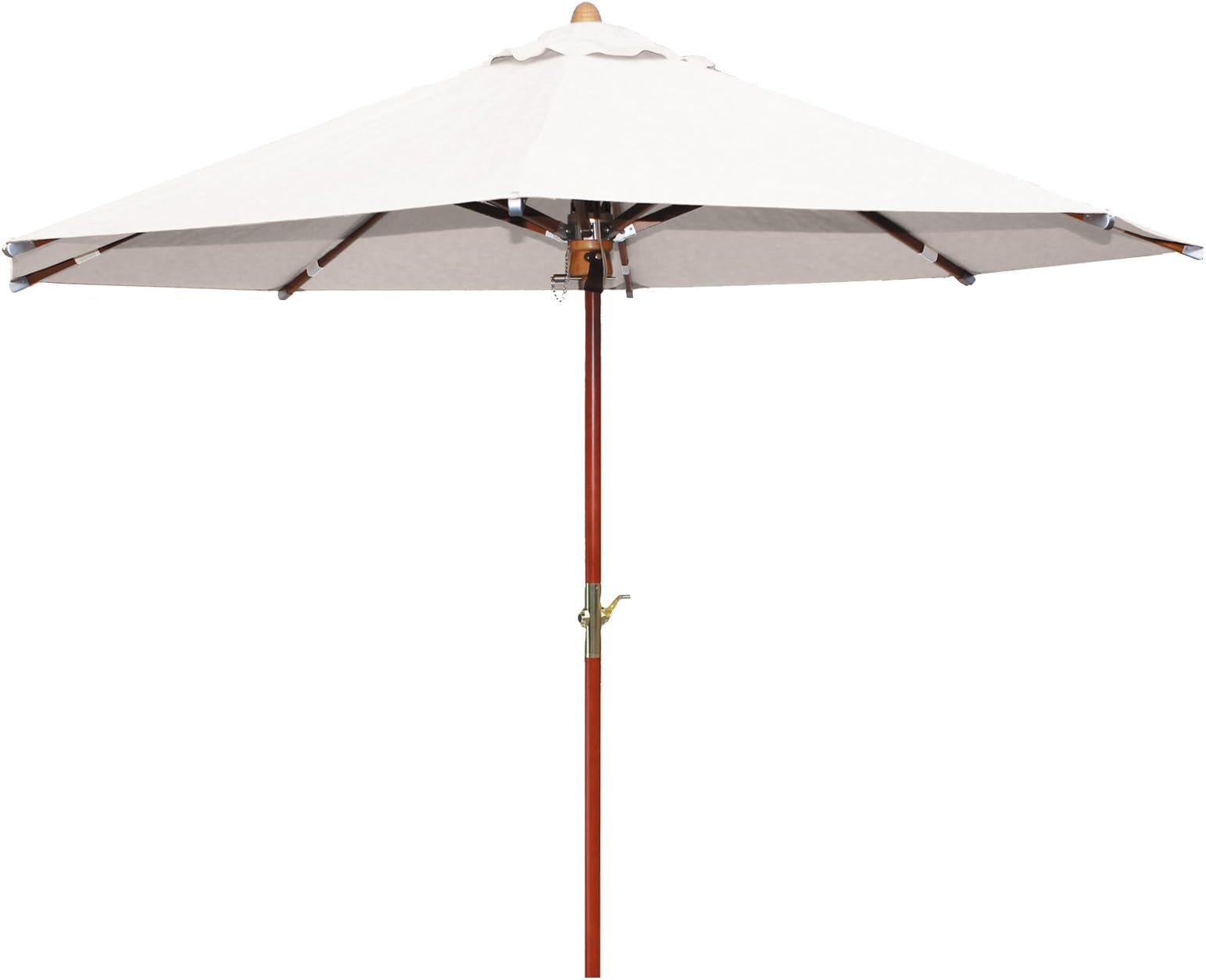Cozy Bay 2.5 m Large Parasol with Crank for Dining Garden Sun Patio