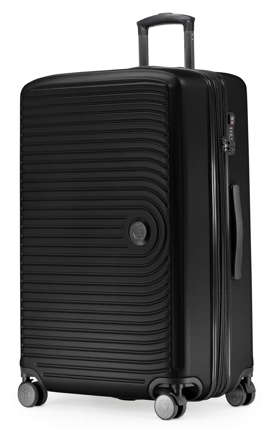 Hauptstadtkoffer Mitte - Large Hard-Shell Suitcase, TSA, 4 Wheels, Check-in Luggage with 8 cm Volume Expansion, 77cm, 130 liters, Black