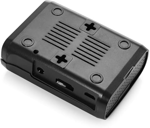 ZTH LDTR - Kit de Caja de Caja de ABS/Ventilador de enfriamiento WG0075 for Raspberry Pi 2 Modelo B (Negro) (Color : Black)