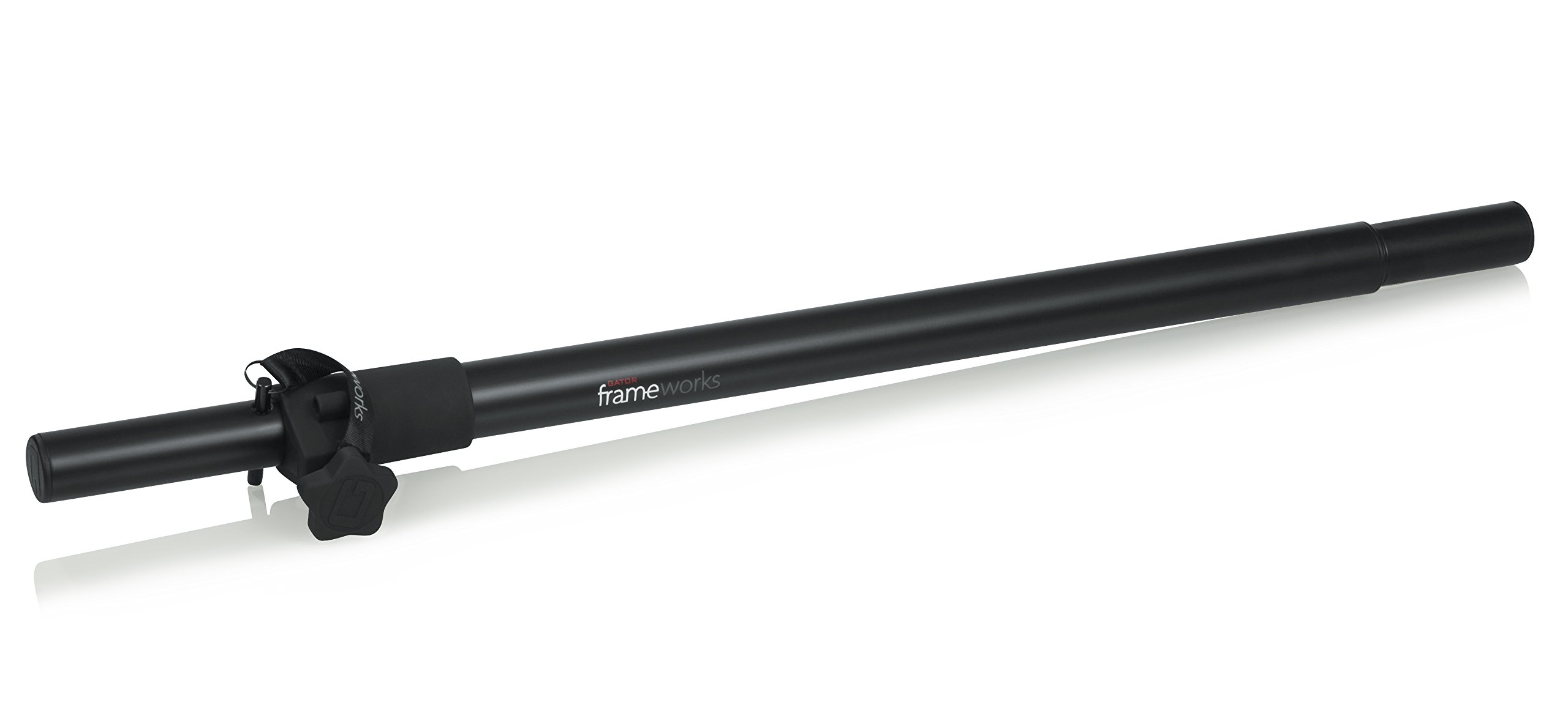 Gator Frameworks Standard Subwoofer/Speaker Extender Pole and 20mm Adapter; Fits M6 Threading (GFW-SPK-SP)