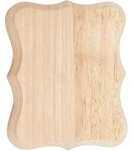 Placca Ovale In Legno Con Gancio In Iuta | 24,8x16,8 Cm | Per Decorazioni E Messaggi Fai Da Te - 5