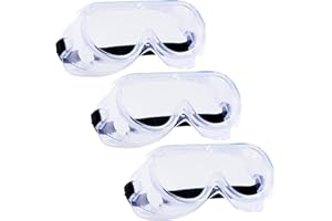 keebomed Chemical Splash/Impact Safety Goggle, Soft, Adjustable 1 -Pack