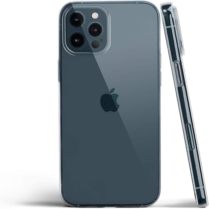 Totallee Clear Iphone 12 Pro Max Case Thin Cover Ultra Slim Minimal For Apple Iphone 12 Pro Max Transparent Amazon Co Uk Electronics