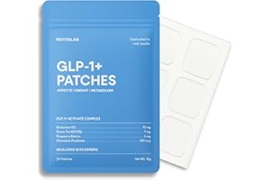 GLP-1 Patches for Women & Men | 3X Strength Formula | 8 Hour Extended Hunger Support with Berberine, Green Tea, Ceylon Cinnam