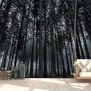 Wall Mural Forest Removable Wallpaper Wall Sticker for Bedroom Living Room - 66x96 inches