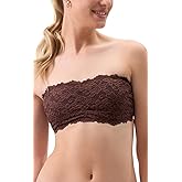 JENNY JEN Women's Amber Bandeau Bra with Adjustable Straps, Unpadded & Unlined Wireless Tube Top Bralette, Everyday Lingerie