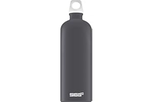 SIGG - Aluminum Water Bottle - Lucid Grey Touch - Climate Neutral Certified - Suitable For Carbonated Beverages - Leakproof & Lightweight - BPA Free - 35 oz, Shade