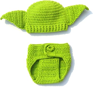 crochet yoda hat