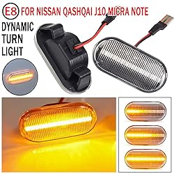 2pcs Dynamic LED Side Marker Lights 12V Flowing