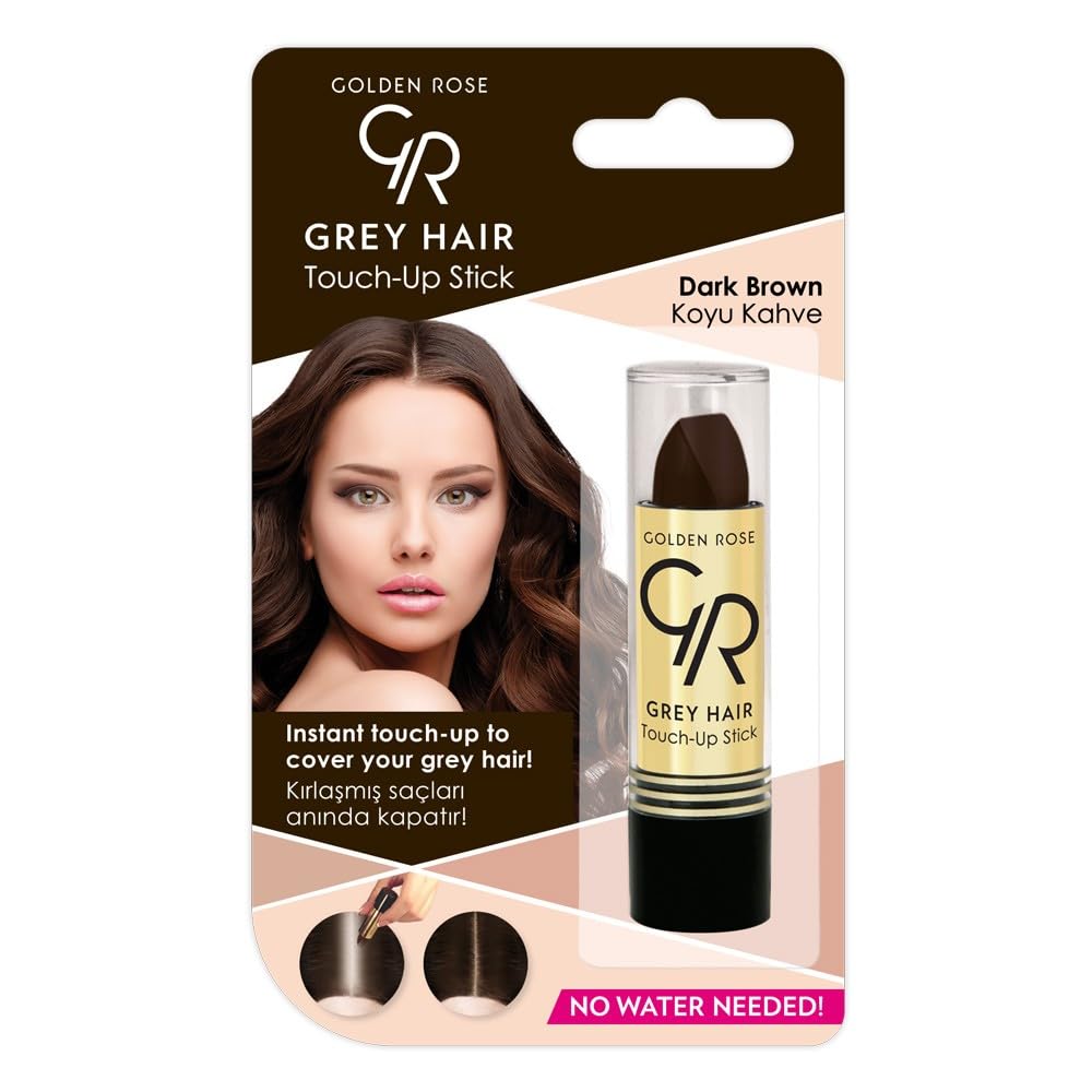 Golden Rose Gray Hair Touch-up stick (02 Dark Brown) by Golden Rose