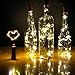 iMazer Wine Bottle Cork Lights, AAA Battery Operated Micro Artificial Copper Wire Starry Fairy String Lights for Christmas, Party, Wedding, Wine Bottle Decorations 6Pack (Battery Powered Warm White)