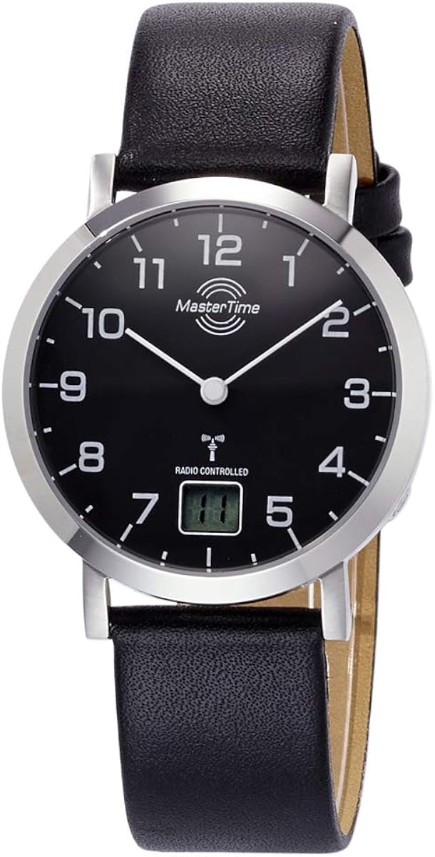 Master Time Funk Quarz Damen Uhr Analog-Digital mit Leder Armband MTLS-10661-92L: Amazon.de: Uhren