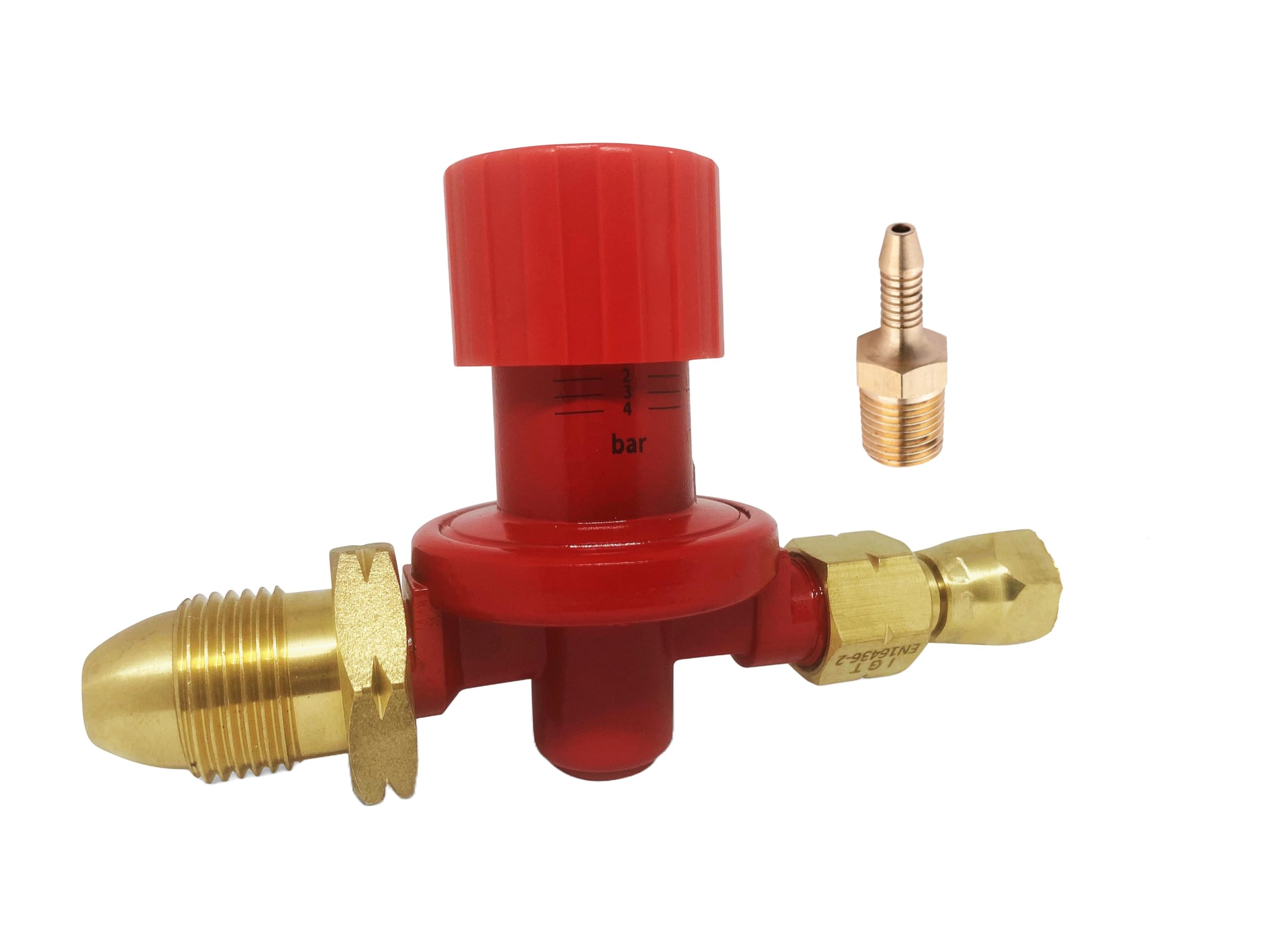 Tezla High Pressure Propane Regulator 4 bar Adjustable 4.8mm Nozzle Included