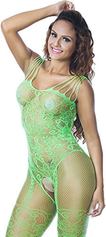 KESEELY Women Leather Button Lingerie Sexy Bandage Clubwear