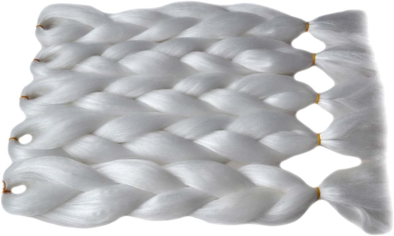 capelli per trecce all'uncinetto