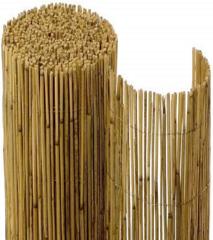FlickBuyz Natural Peeled Reed Fence Wooden Garden Screen Bamboo Fencing