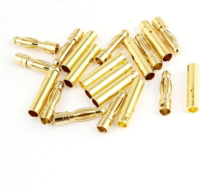 sourcingmap® 4mm Inside Dia Male Female Banana Connector Replacement 10