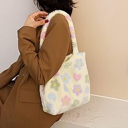 Plush Underarm Bag Ladies Fluffy Shoulder Bag Women