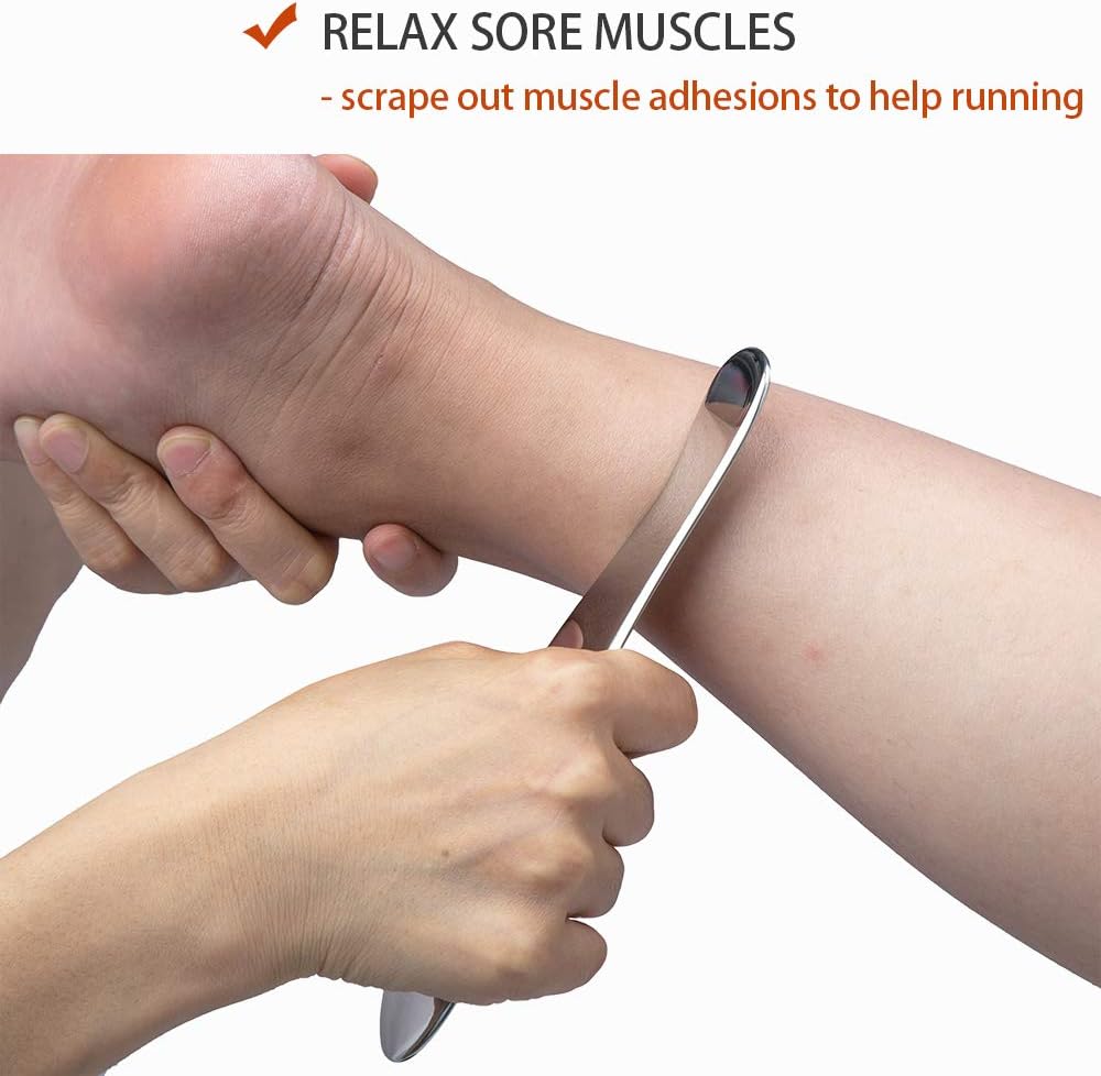 Allshow Gua Sha Tools, Stainless Steel Scraping Massage Tool, IASTM Tools, Myofascial Scraping Tools To Physical Therapy, Scar Tissue and Soft Tissue: Health & Personal Care