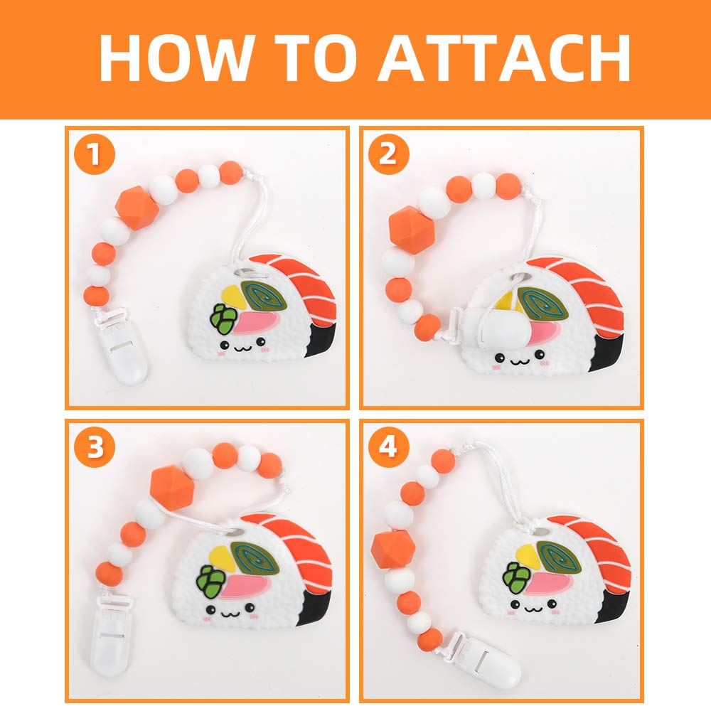 sushi teething toy