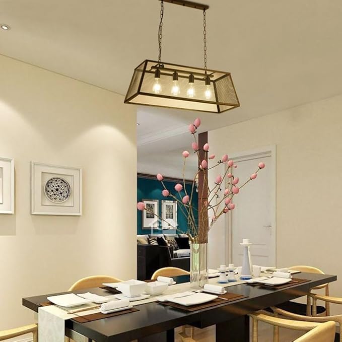 Retro Led Lampada Da Soffitto Industria Lampadario A Sospensione Lampadario 4 E27 Base 78cm 30cm 26cm Lampada Da Soffitto Vintage Lampadari Per La Sala Da Pranzo Industrial Amazon It Illuminazione