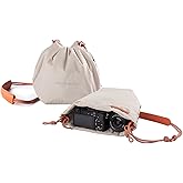 PGYTECH OneGo Drawstring Small Camera Bag, Soft Cute Camera Pouch Handbag compatible with Mirrorless Cameras/Nikon/Canon/Sony/Fuji Camera Case