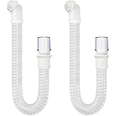 2 Packs Replacement Short Tube and Elbow for Resmed AirFit N20, Airtouch N20 and N40 Mask - No Leakage - Reduce Noise