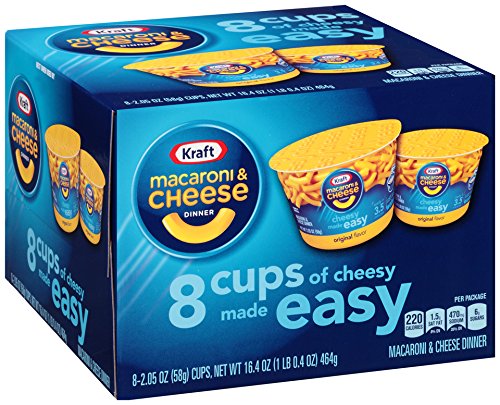 UPC 021000057832, Kraft Easy Mac Original Flavor Macaroni and Cheese Dinner Cups, 16.4 Ounce