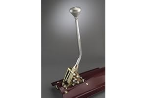 Lokar FMS64L80BL Floor Mount Shifter Kit with 16" Lever Knob for GM 4L80E Transmission, Multicolor