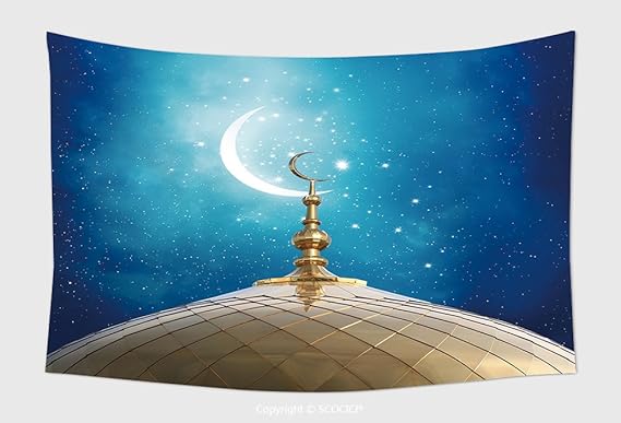 Amazon.com: Home Decor Tapestry Wall Hanging Ramadan Kareem Background