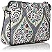 Vera Bradley Women's Cotton Little Hipster Crossbody Purse With RFID Protection, Heritage Leaf, One Size