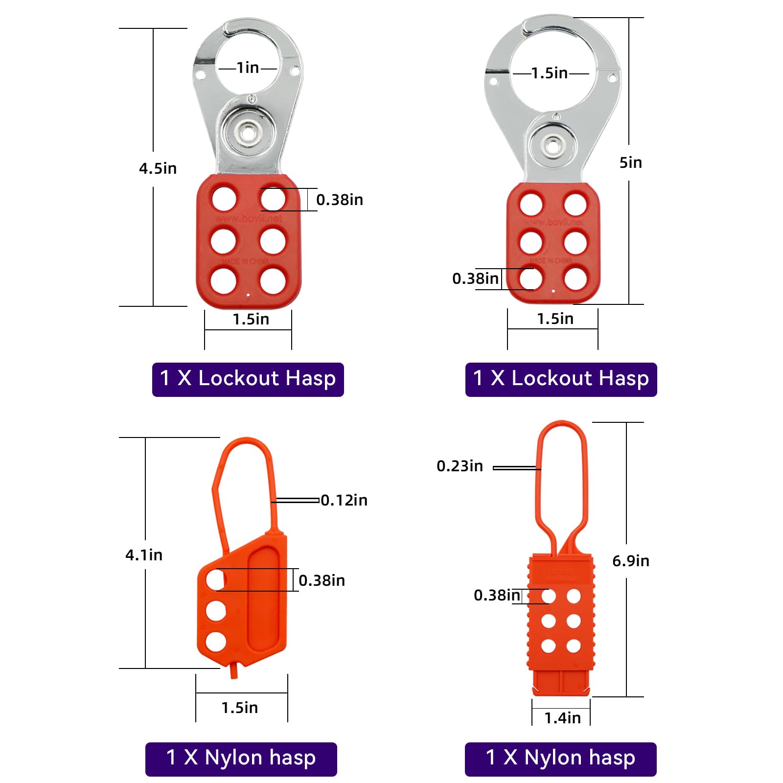 Mua Boviisky Electrical Lockout Tagout Kit, Circuit Breaker Lockouts ...