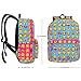 Zicac Canvas Backpack Smiling Face Satchel Printed Daypack