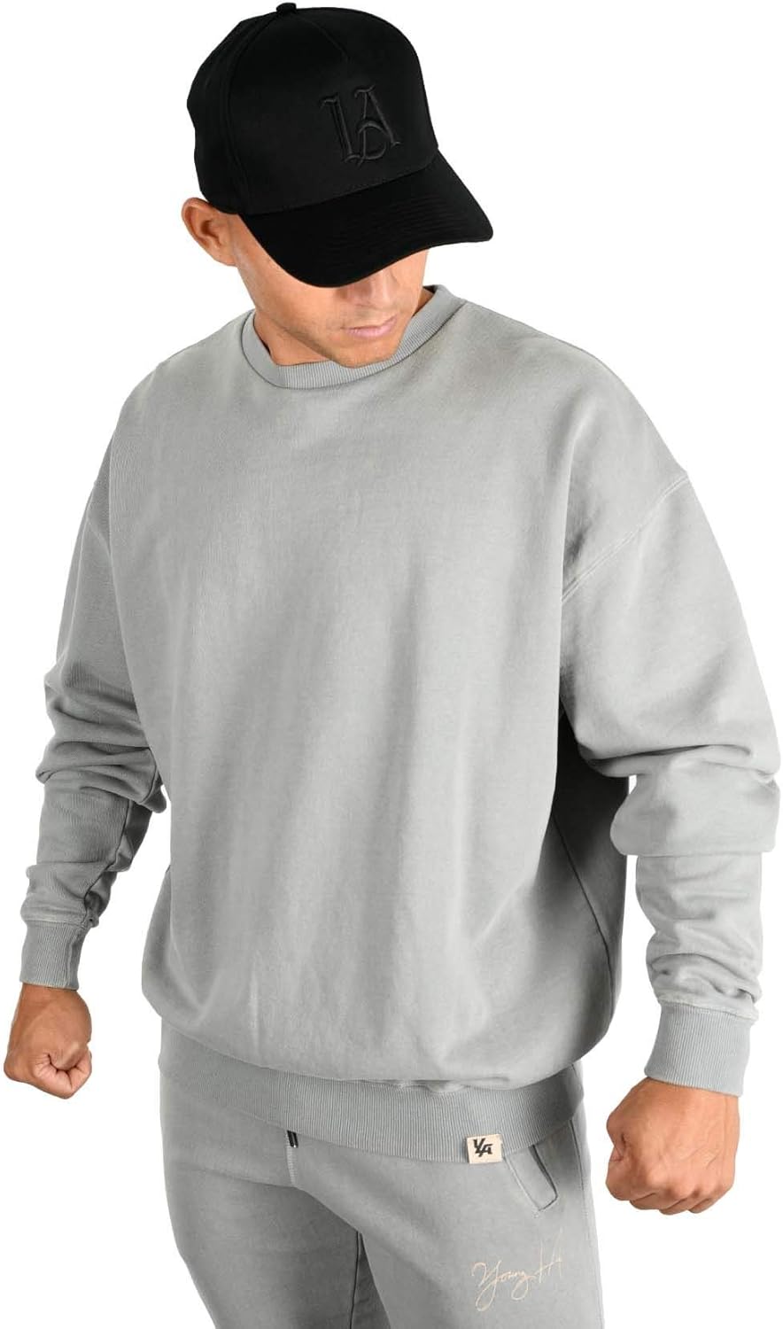 Mens oversized crewneck sweatshirt Clearance